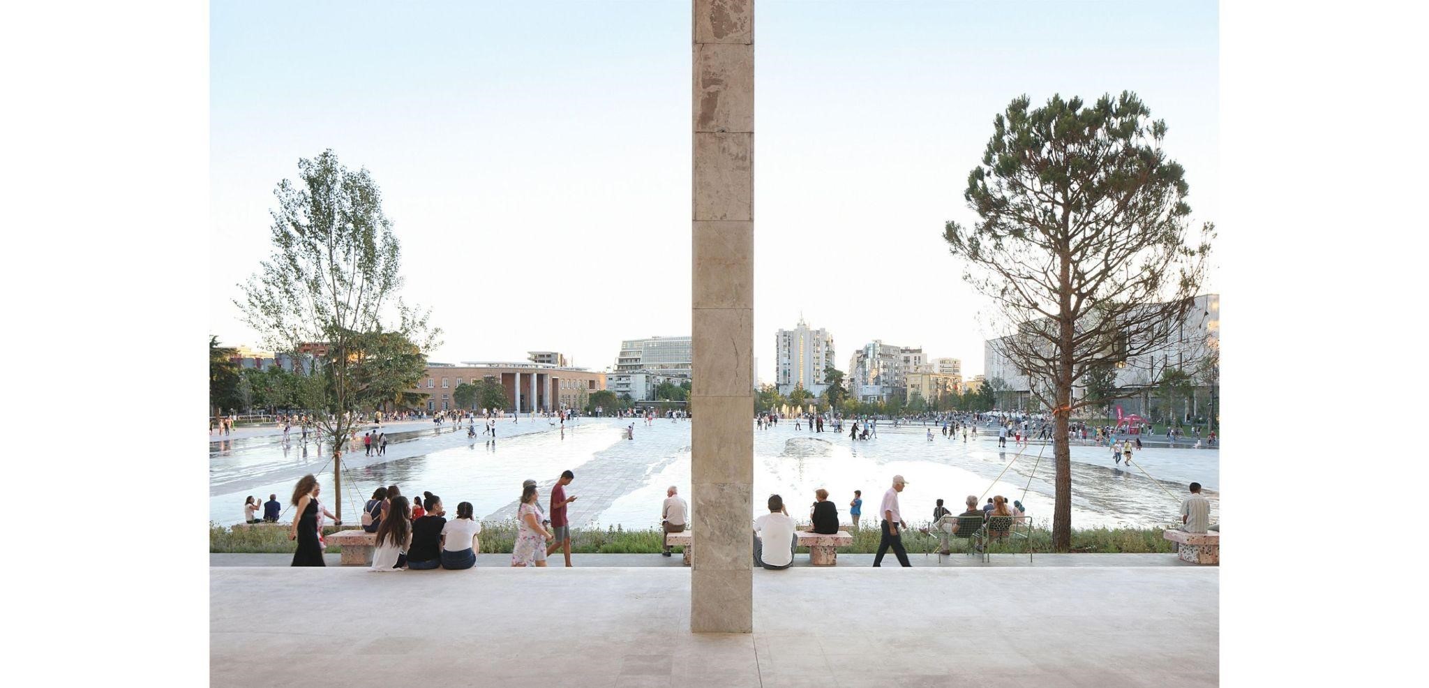 Tirana city tour Skanderbeg Square