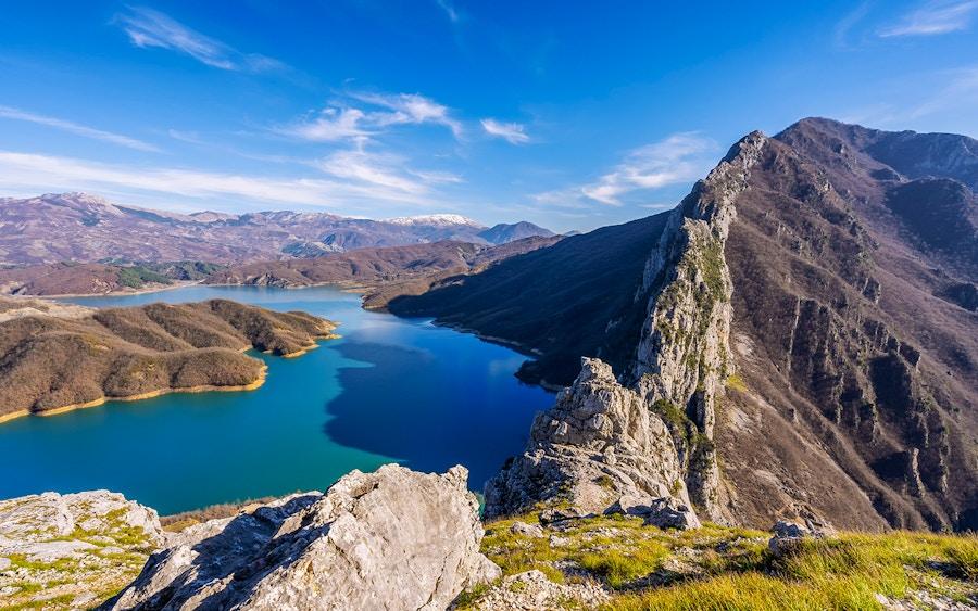 Bovilla Lake and Kruja